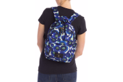 Marc Jacobs - Quilted Printed Top Handle Backpack (Blue Multi)